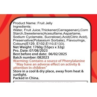 Tasty Juice Fruity Jellies Fruit Pops Halal Jelly Fruit - kidzbuzzz