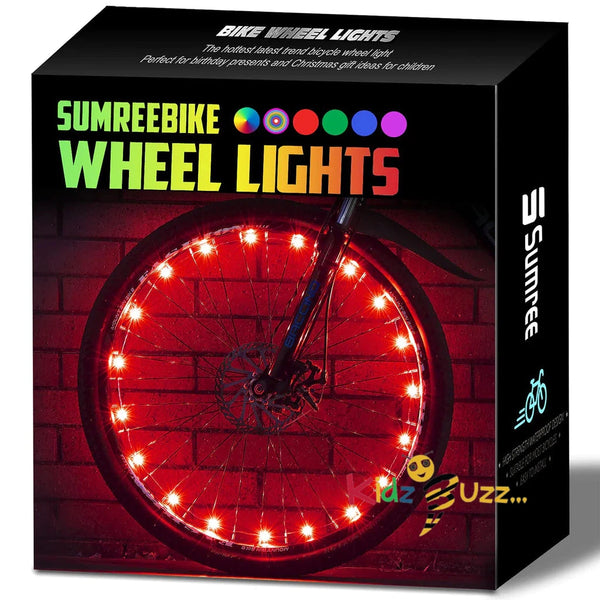 LED Bike Wheel Lights Green kidzbuzzz