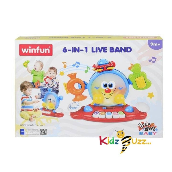 Winfun 6-In-1 Live Band Musical PlaySet kidzbuzzz