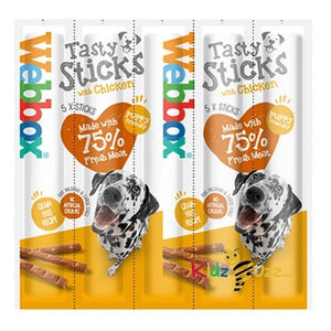 WEBBOX DOGS DELIGHT CHICKEN LARGE BREED (18X5 STICKS)