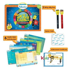 Skill Games - Erasable and Reusable Activity Mats