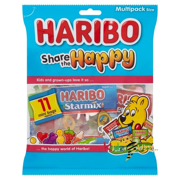 Haribo Share The Happy 11 Mini Bags 176g Pack of 5