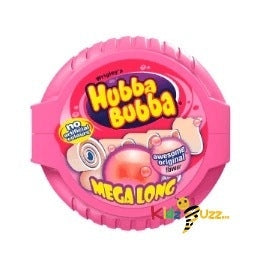 Hubba Bubba Mega Long Tape Original 56Gm (Pieces of 6)