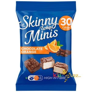 Skinny Whip Minis 88g , Chocolate Orange Flavour, High In Fibre