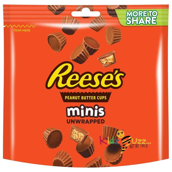 Reese's Peanut Butter Cups Minis Unwrapped 185g - kidzbuzzz
