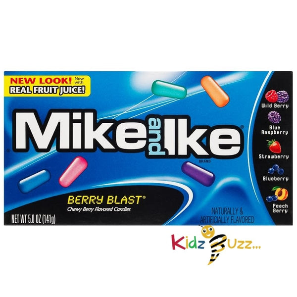 Mike and Ike 141g - Berry Blast- Cherry Berry Flavoured Candies-Real  Fruit Juice Candies - kidzbuzzz