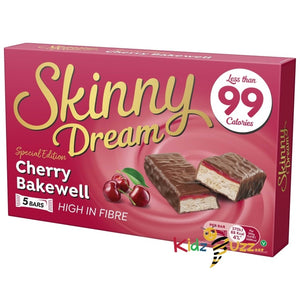 Skinny Dream Cherry Bakewell Bars -Special Edition-High In Fibre