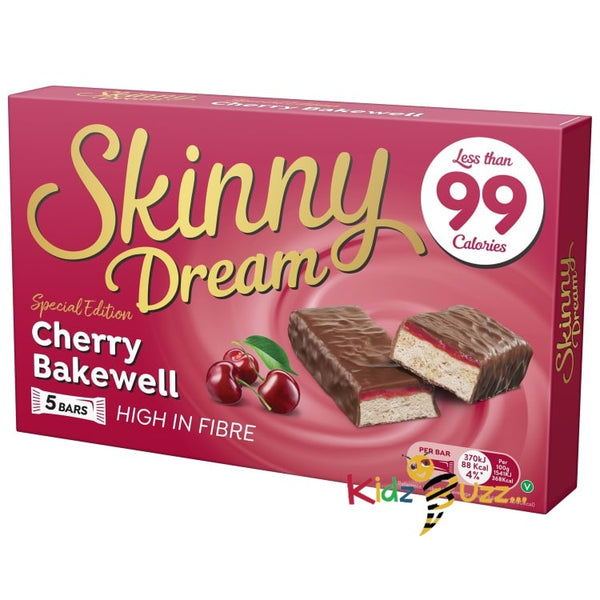Skinny Dream Cherry Bakewell Bars -Special Edition-High In Fibre