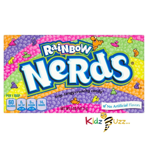 Wonka Rainbow Nerds 141g- Tiny Tangy Crunchy Candy - kidzbuzzz