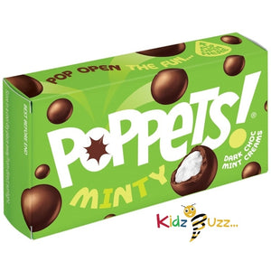 Poppets Minty 40g,  Dark Choc Minty Creams
