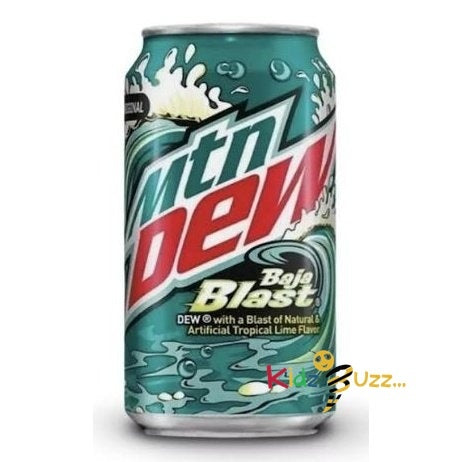 Mountain Dew Baja Blast Flavoured Soft Drink PM 330ml Pack Of 12
