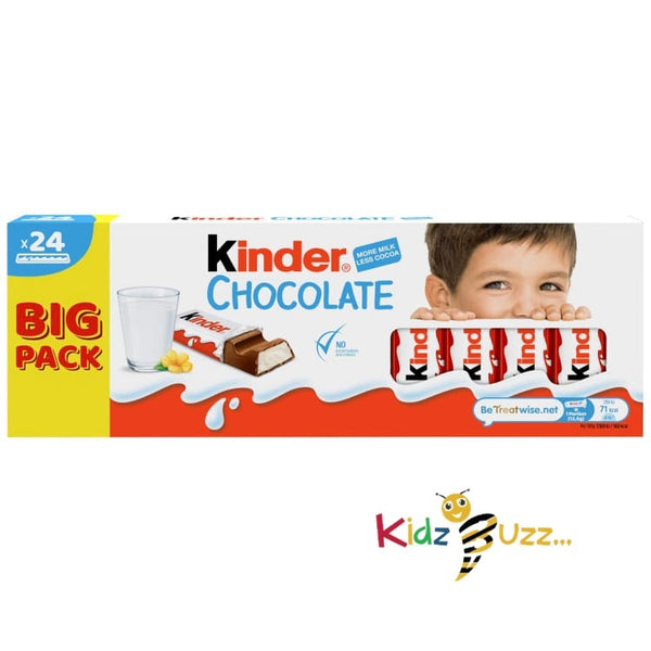 Kinder Chocolate Bars- More Milk Less Cocoa