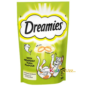Dreamies Cat Treat Biscuits with Tuna Flavour 60g X 8 packs