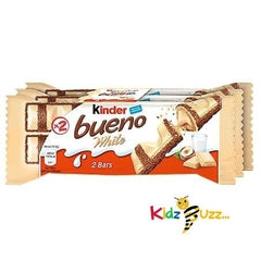 Kinder Bueno White Chocolate- More Milk Less Cocoa Full Box