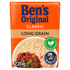 Ben's Original Long Grain Microwave Rice 220g x 6