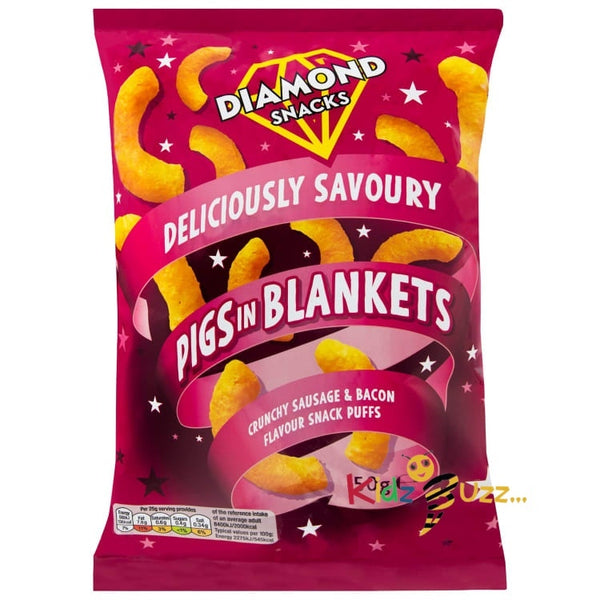 Diamond Snacks Pigs In Blankets Snack Puffs 150g