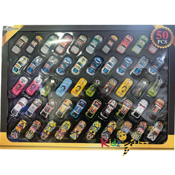 50 Pcs Cars Gift Set Xmas Racing Vehicle Children Pretend Play Toy