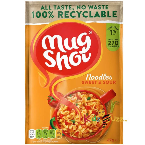 Mug Shot Noodles 67g - Sweet & Sour