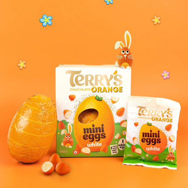 Terry's White Chocolate Orange Easter Egg And Mini Eggs 200G (Pack Of 6)