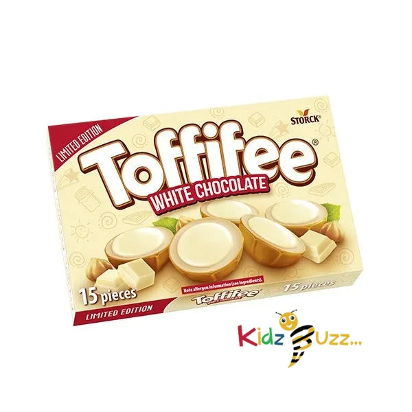 3 X Toffifee Limited Edition White Chocolate 15 Pieces 125g Share Treat Gift Hamper For Birthday, Christmas Easter