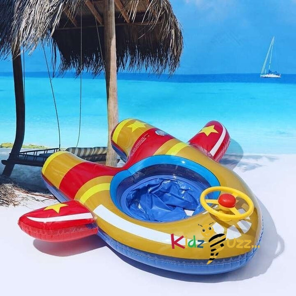 Inflatable Rocket Ring Swimming Ring Summer Toy For Kids