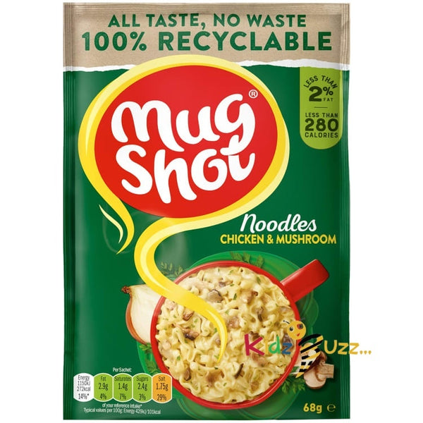 Mug Shot Noodles 68g - Chicken & Mushroom