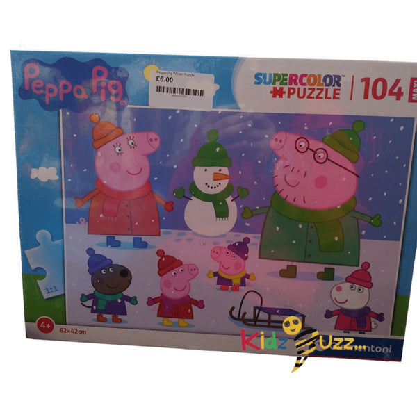 Peppa Pig Winter Puzzle Toy For Kids