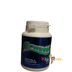 WRIGLEY'S Airwaves Menthol & Eucalyptus Chewing Gum Tubs( 6 X 46 ) pieces