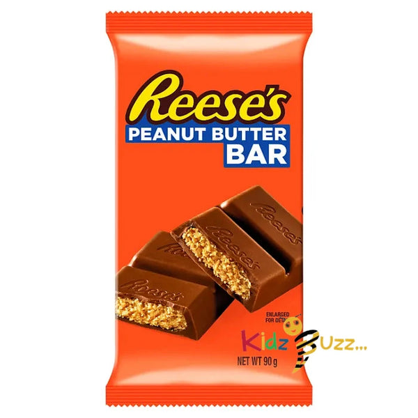 Reese's Chocolate Peanut Butter Bar, 90g Pack Of 3