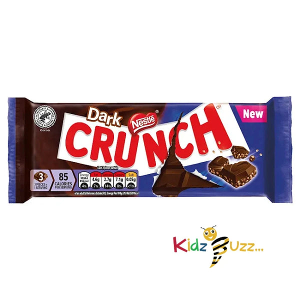 Crunch Dark Chocolate Sharing Bar, 100g X 3