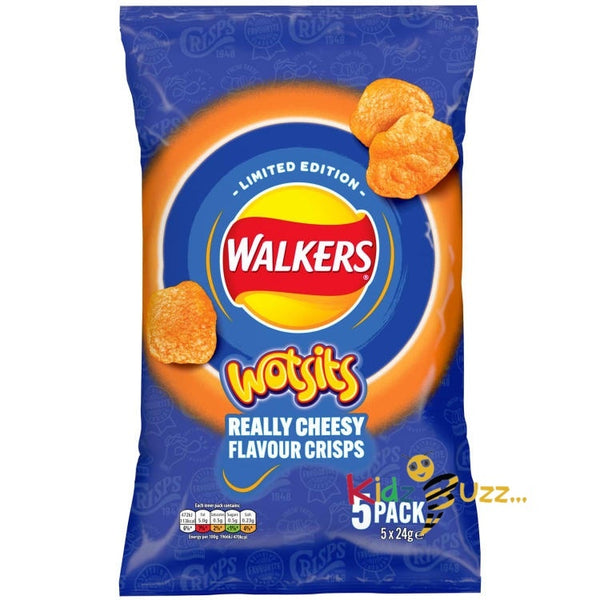 Walkers Monster Wotsits Really Cheesy Crisps 5pk