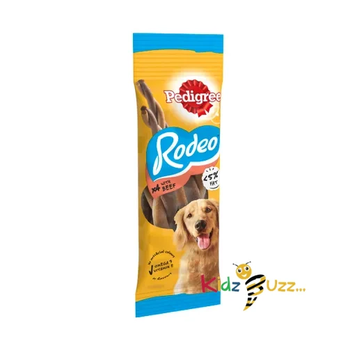 Pedigree Rodeo Adult Dog Treats Beef 4 Sticks 70g x 20 packs