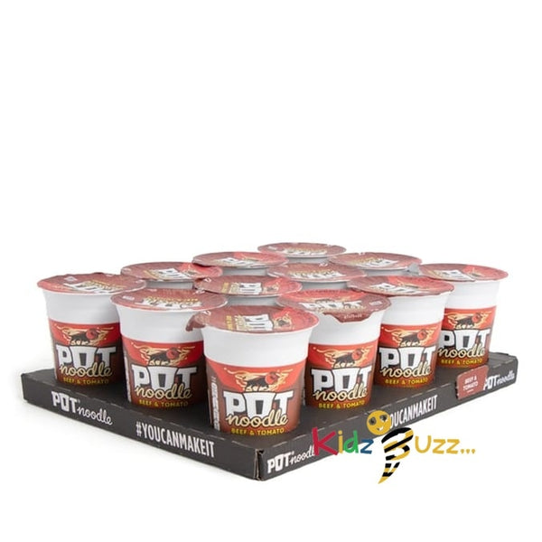 Pot Noodle Beef & Tomato 90g x12