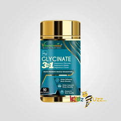 Magnesium Glycinate 3-in-1 Capsules | Muscle, Nerve & Sleep Support | 90 Capsules x 3