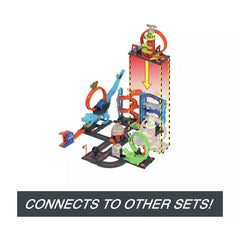 Hot Wheels City Super Loop Fire Station Playset - kidzbuzzz