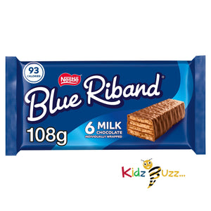(Pack Of 3)Blue Riband Original Milk Chocolate Wafer Biscuit Bar Multipack 108g