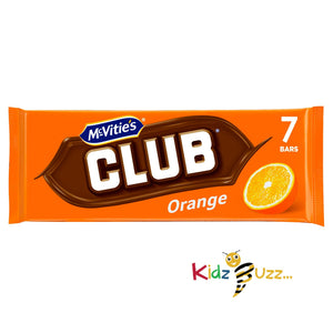 (Pack Of 3)McVitie's Club Orange Chocolate Biscuit Bars 7PK