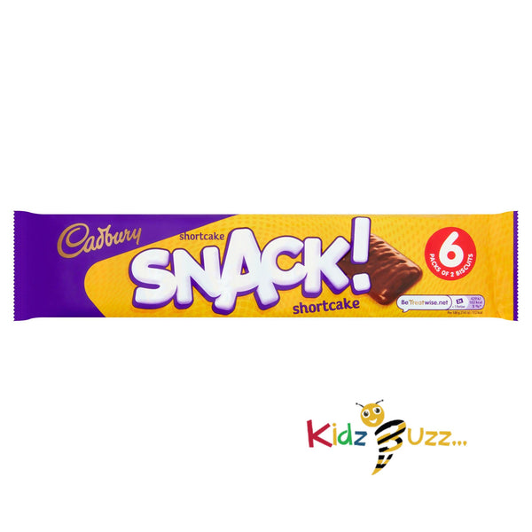 Cadburys Snack Shortcake Multipack Bundle -X 4, 120g Multipacks 6 Packs Of 2 Biscuits In Each Multipack