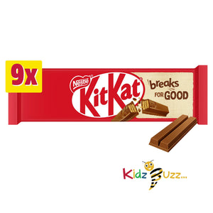 2 X KitKat 2 Finger Milk Chocolate Biscuit Bar Multipack 9x20.7g