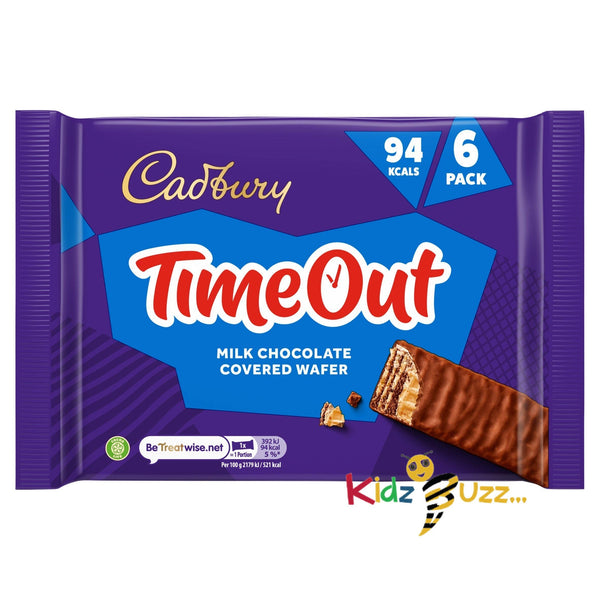 Timeout Wafer Chocolate Biscuit Bars Pack x6 108g Pack Of 4 "Indulgence in every bite, a moment of pure decadence"
