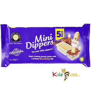 Mini Dippers- For Your Little Nippers-Super Crunchy Biscuit Sticks  125g