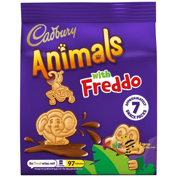 Cadbury Animals Mini Biscuits, 7 x 19.9g