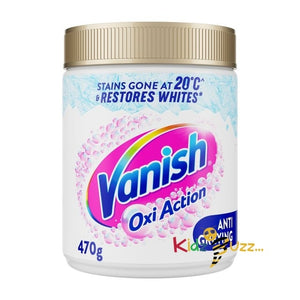 Vanish Oxi Action Fabric Stain Remover White  Powder 470g X 6 Pmp 5.49£