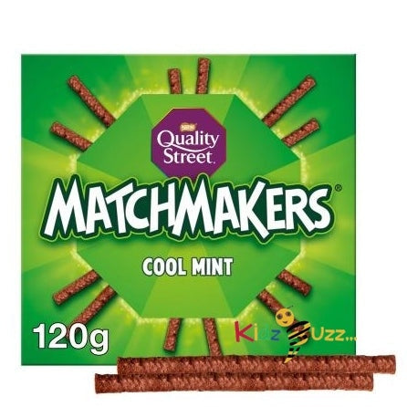 Quality Street Matchmakers Cool Mint Chocolate Box 120g Pack of 10