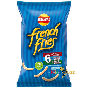 Walkers French Fries Variety Multipack Crisps 6x18g