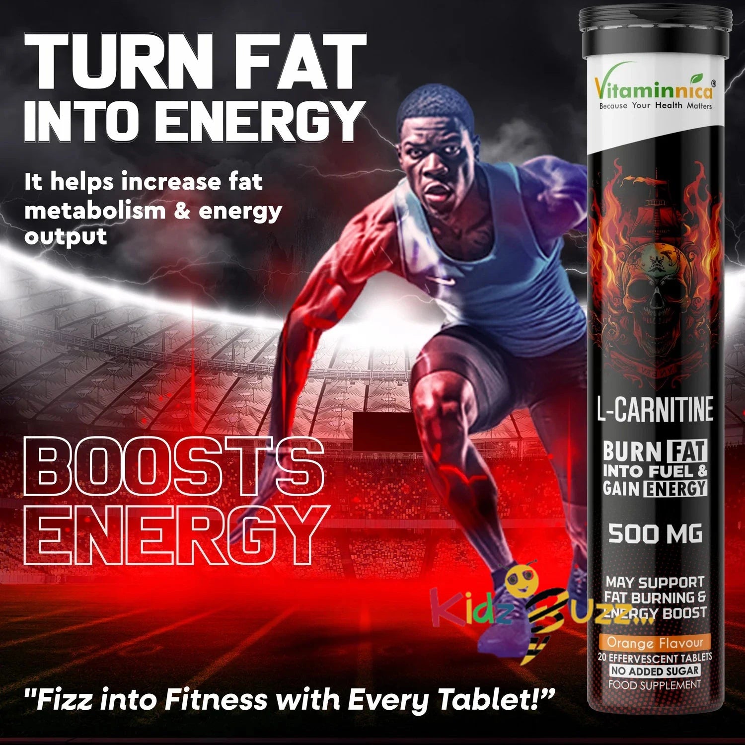 3 xL-Carnitine Effervescent Tablets | Fat Metabolism & Energy Support