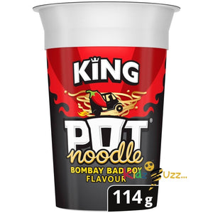 King Pot Noodle Bombay Bad Boy 114g