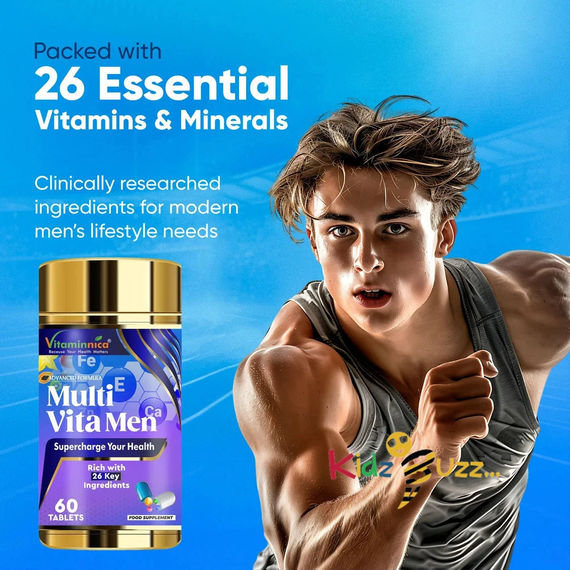 Vitaminnica Multi Vita Men Multivitamines x 3