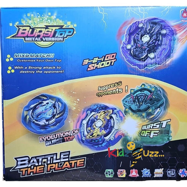 Battle Top Metal Version Set Toy Bay Blade Spinning Top Kids Gift