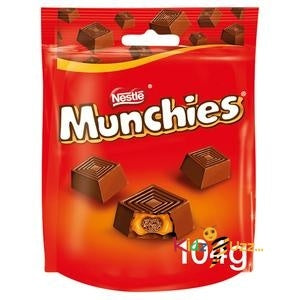 Munchies Milk Chocolate & Caramel Sharing Bag 104g(Pack of 3)